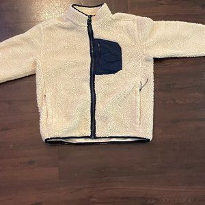 lands end sherpa/fleece jacket
